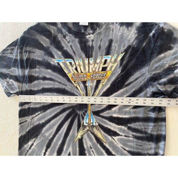 TRIUMPH ALLIED FORCES TIE DYE T-SHIRT Size XL‎ - Picture 2 of 8